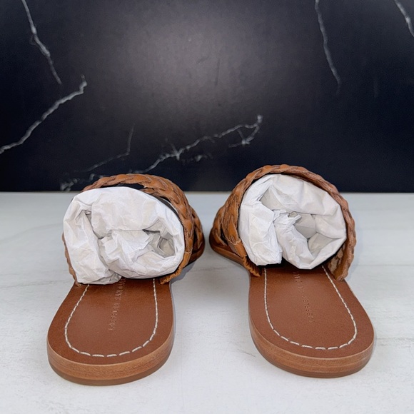 Loeffler Randall Jonah Timber Woven Slide Sandal Timber Brown sz 6.5 - Picture 7 of 13